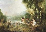 Jean-Antoine Watteau, the pilgrimage to cythera